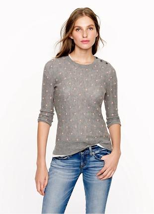 100% italian cashmere: джемпер j.crew collection (pointelle & herringbone)