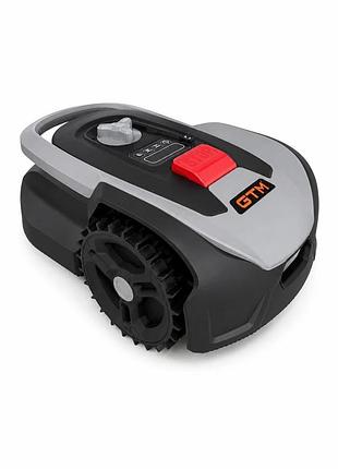 Газонокосилка-робот gtm rlm500/16w 20в, до 500 м², ширина 16 см, с зарядной станцией mik26