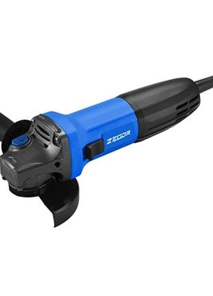 Мощная угловая шлифмашина zegor gbs125-800 болгарка : 800 вт, диск 125мм, 11000 об/мин mik26