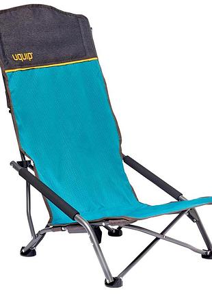 Крісло розкладне пляжне uquip sandy xl blue/grey