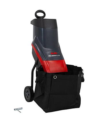 Садовий електричний подрібнювач гілок (шредер) al-ko comfort mh 2500 : 2.5 квт, 13.5кг гілкоподрібнювач дробилка 113871 mik26