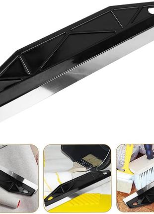 Малярный щит или ограничитель для покраски (paint edger/trim guard) с черной пластиковой ручкой