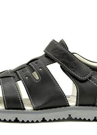 Сандалии для мальчика y.top серый (h1930-9 grey (35 (22,7 см))