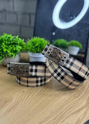 Шкіряний ремінь burberry