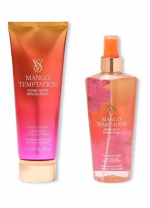 Набір для тіла mango temptation victoria's secret лосьйон і міст