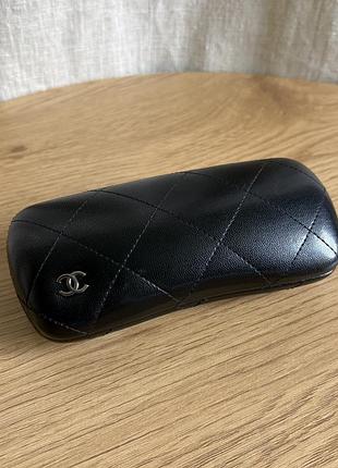 Шкіряний чохол кейс для окулярів chanel