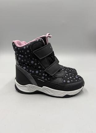 Зимові черевики geox sentiero 30, 32, 33, 34 зимние ботинки