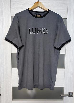 Чоловіча сіра футболка lumo xxl нова з біркою 100% бавовна