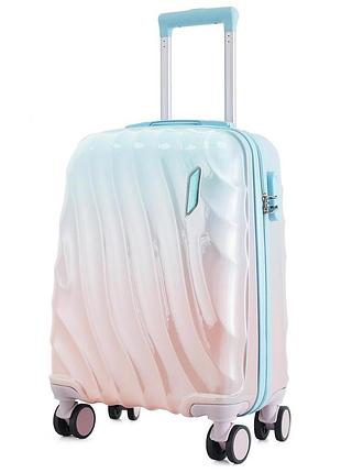 Валіза для подорожей semi line 20" (s) blue/pink cream gradient (t5649-1)