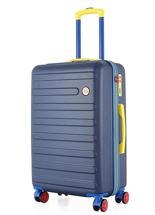 Чемодан для путешествий semi line 24" (m) blue (t5847-2)