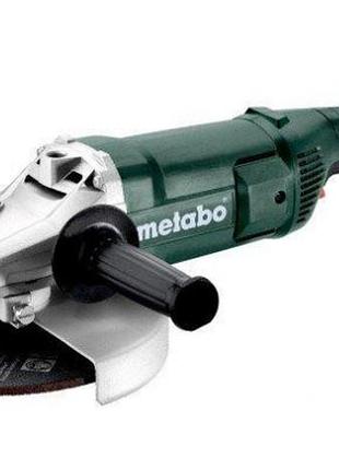 Угловая шлифовальная машина (болгарка) 230 мм metabo w 2200-230 new, 2200 вт, 6600 об/мин, диск 230 мм mik26