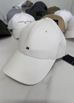 Біла кепка бейсболка жіноча tommy hilfiger