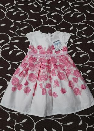Платье 100% хлопок на девочку 1,5-2 лет, фирмы jojo maman bebe