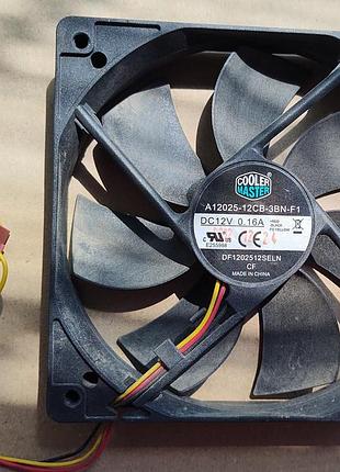 Вентилятор / кулер 120mm cooler master (a12025-12cb-3bn-f1) 3-pin