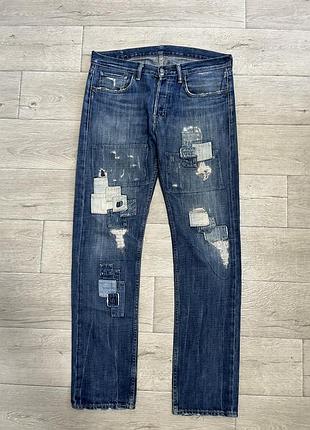 Denim & supply ralph lauren — джинси чоловічі, дизайнерська деструкція