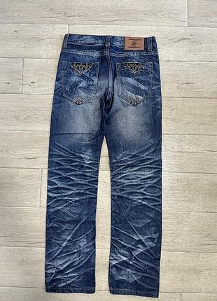 Justing jeans — джинси чоловічі з вишивкою та стразами, італія