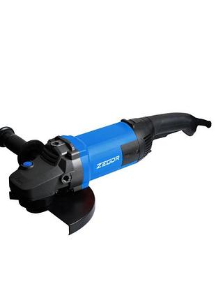 Мощная угловая шлифмашина zegor gbl230-2300 болгарка : 2300 вт, диск 230мм, 6500 об/мин mik26