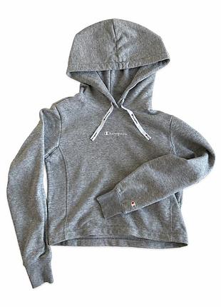 Худі champion original сіре | xs | базове худі з логотипом
