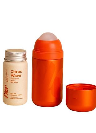 Шариковый дезодорант fler starter set citrus wave (48h), 50 мл