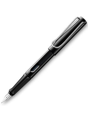 Перьевая ручка lamy safari черный, перо f (4000232)