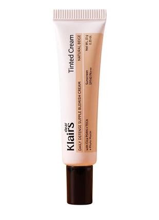 Bb-крем для щоденного захисту та догляду за шкірою dear, klairs daily defense supple blemish cream natural beige, 10 г