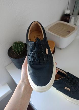 Шкіряні кеди vans authentic premium leather (40р / 25.5 см) — оригінал