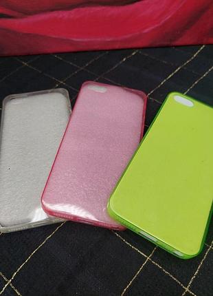 Це силіконовий чохол для iphone 5/5s/se  

матеріал: гнучкий силікон