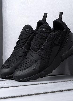 Air max 270 black nike air max 270 мужские кроссовки черные 43