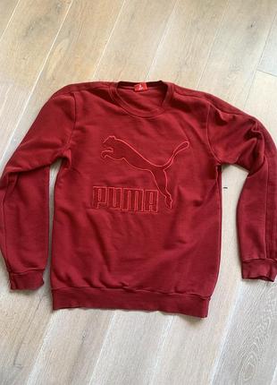 Світшот червоний puma l