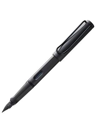 Перова ручка lamy safari steel black, перо b (4000205)