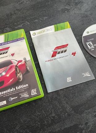 Диск forza motorsport 4 essentials edition (xbox 360)