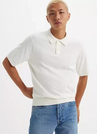 Футболка поло levis 19692 egret white