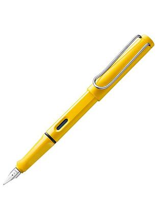 Перова ручка lamy safari yellow, перо f (4000214)