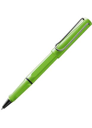 Ручка-роллер lamy safari зелёная, стержень m63 1,0 мм синий (4035597)