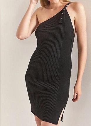 Асиметрична сукня zara чорна