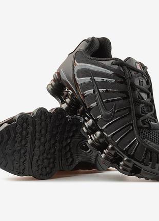 Кроссовки nike shox tl black арт 0142