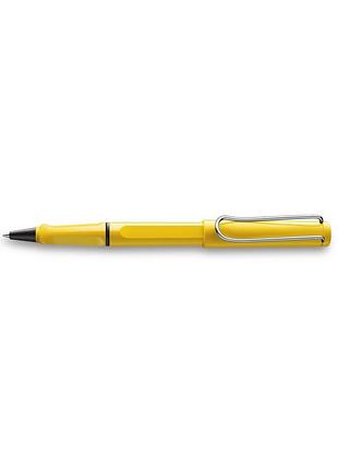 Ручка-роллер lamy safari желтая, стержень m63 1,0 мм синий (4001115)