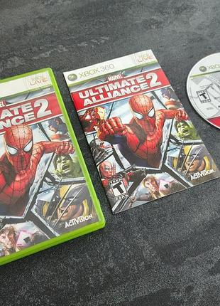 Диск marvel ultimate alliance 2 (xbox 360)