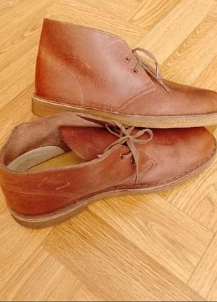 Мужские кожаные ботинки clarks, линейка clarks street (оригинал), р. 42. состояние идеальное. полностью прошитые. цена: 2400 грн. (разумный торг).