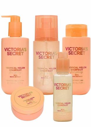 Большой набор для тела tropical melon starfruit victoria’s secret