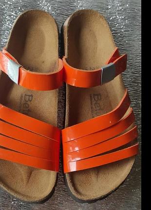 Биркенштоки ортопедические шлепанцы шлепки betula by birkenstock 38 оранжевые биркенштоки обуви бы у