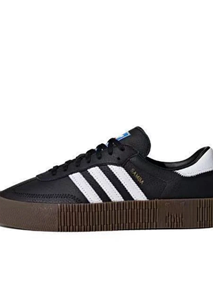 Кроссовки adidas samba rose черного цвета 39р