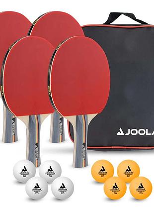 Набір для настільного тенісу joola team school 4 bats 8 balls