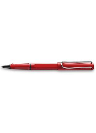 Ручка-роллер lamy safari красная, стержень m63 1,0 мм синий (4001104)