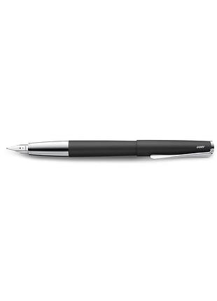 Перьевая ручка lamy studio матовая черная f, чернила t10 синие (4000448)