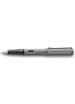 Чернильная ручка lamy al-star серая f, чернила t10 синие (4000300)