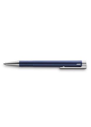 Шариковая ручка lamy logo m+ синяя, стержень m16 1,0 мм синий (4030225)