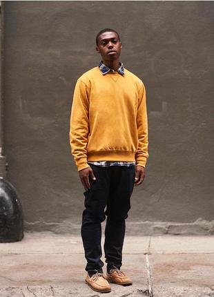 Світшот жовтий базовий м uniqlo
