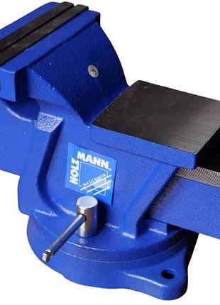 Тиски настольные в комплекте с поворотной плитой holzmann wbs 125n