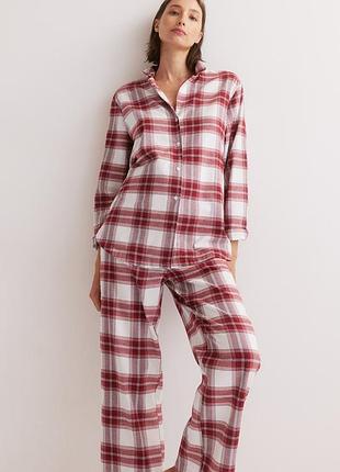 H&m-m-фланелева бавовняна піжама